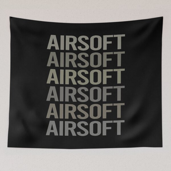 Item preview, Gray Text Art Airsoft designed and sold by StoreCalamity.