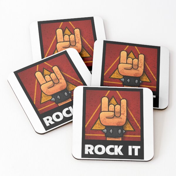 Item preview, Retro Band Metal ROCK IN love metal designed and sold by MoreauBouvet.