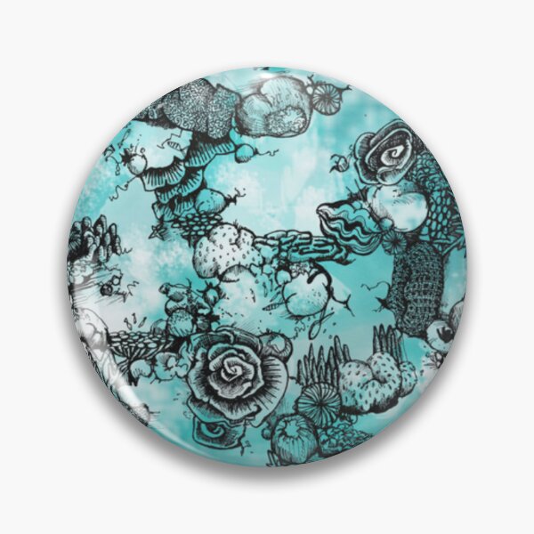 Item preview, Coral Blue Sketch designed and sold by Sadie James.