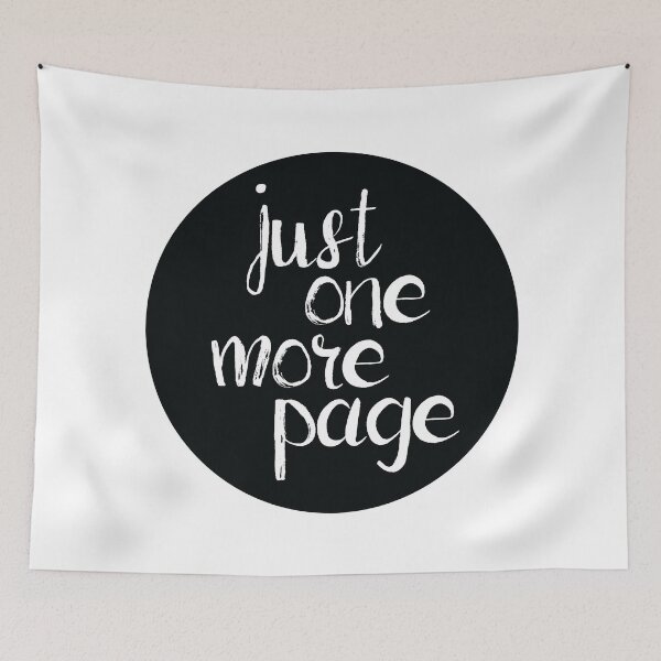 Item preview, Just One More Page designed and sold by DanaAndTheBooks.