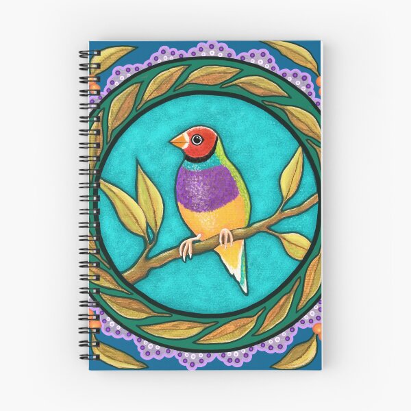 Item preview, Rainbow Finch designed and sold by Soozie Wray.