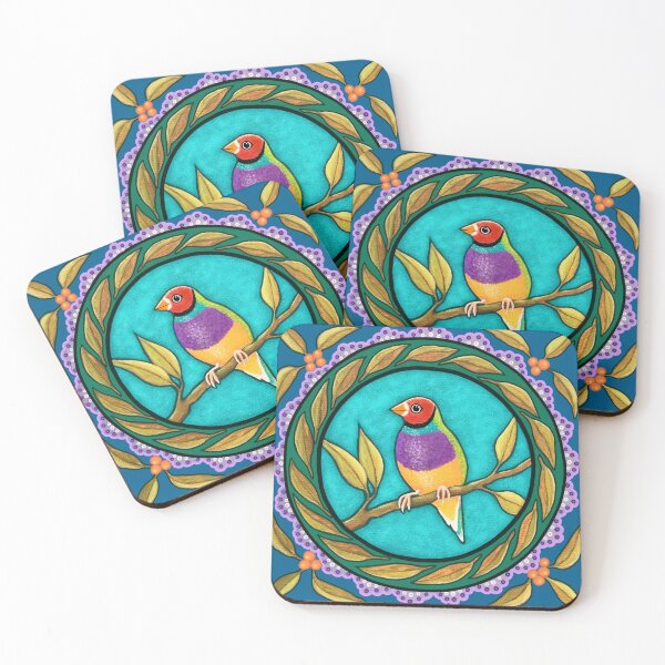 Item preview, Rainbow Finch designed and sold by Soozie Wray.