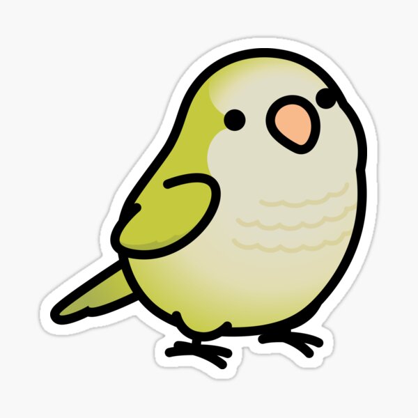 Chubby Diamond Dove Stickers – birdhism