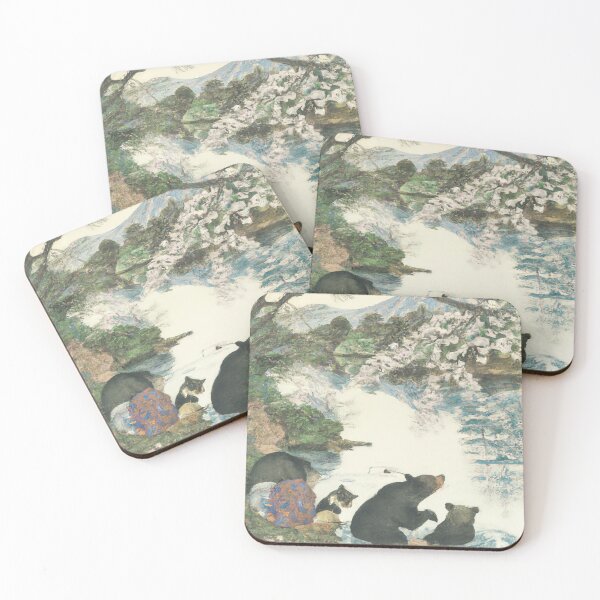 Item preview, Bears at a Pond designed and sold by ArtifAI.