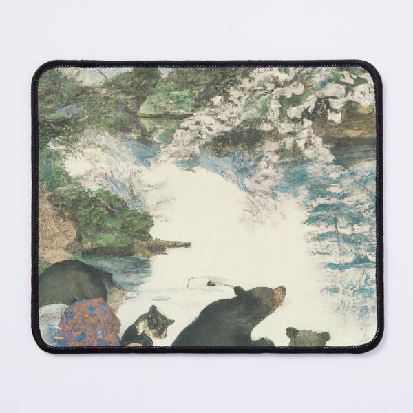 Item preview, Bears at a Pond designed and sold by ArtifAI.