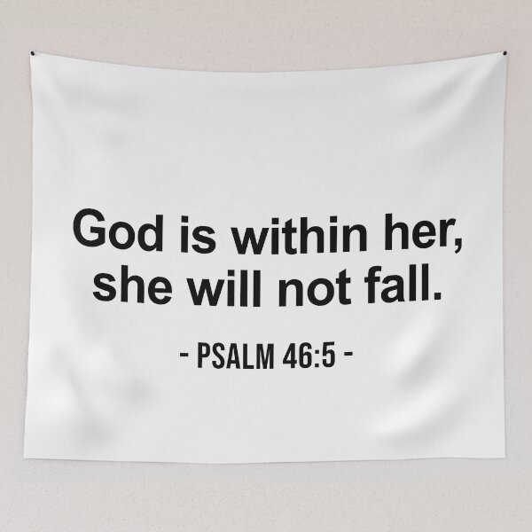Item preview, God Is Within Her She Will Not Fall Psalm 46:5 designed and sold by allysmar.