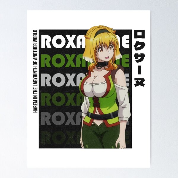 Isekai Meikyuu De Harem Wo Roxanne Solo Character Design Poster for Sale  by AlL-AbOoTaNiMe