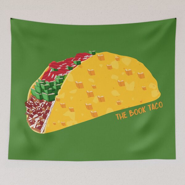 Item preview, The Book Taco (with words) designed and sold by tmdaliggr.