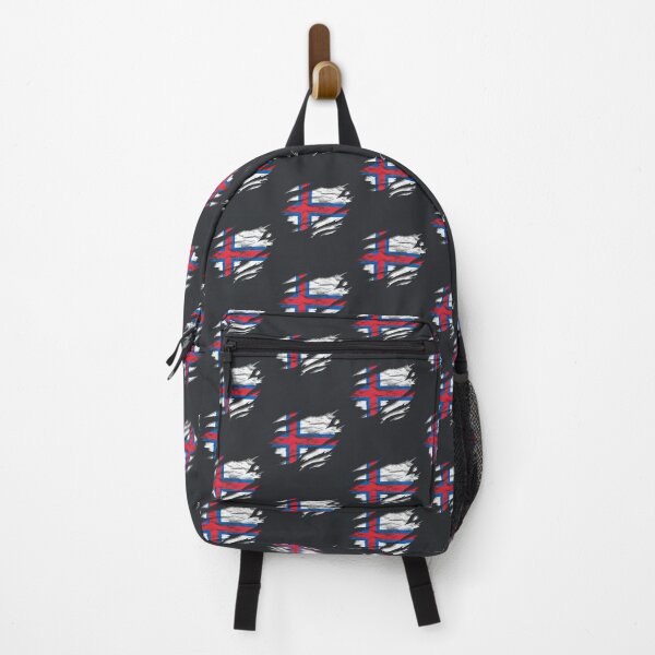 Item preview, Ripped Rip Open Faroe Islands Flag Palm designed and sold by rafaeltto.