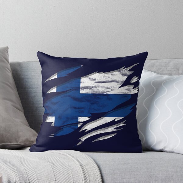 Artikelvorschau, Ripped Rip Open Finland Flag Palm entworfen und verkauft von rafaeltto.