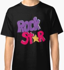 Rock Star - Typography Graphic Classic T-Shirt