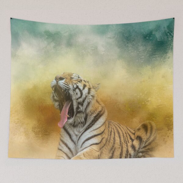 Item preview, Tiger Yawn 01 designed and sold by Elisabeth Lucas.
