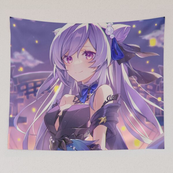 Item preview, Keqing Genshin Impact Anime Waifu designed and sold by willybatlong.