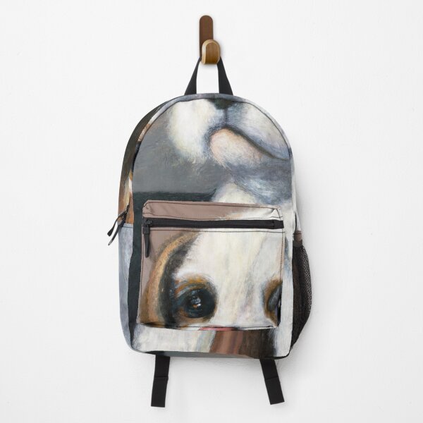 Item preview, Cute Business Dog Oil Painting Portrait designed and sold by ArtifAI.