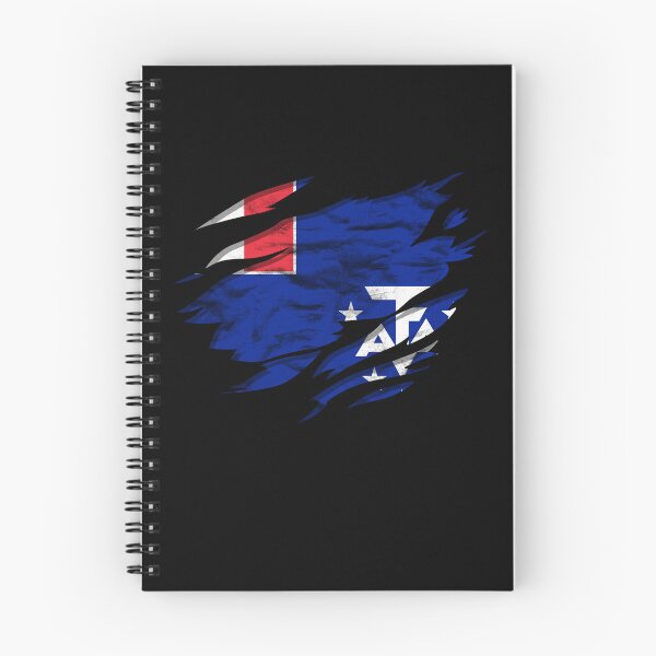 Item preview, Ripped Rip Open French Southern _ Antarctic Land Flag Palm designed and sold by rafaeltto.