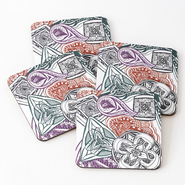 Item preview, Colorful Trippy Mandalas designed and sold by Lucidesigns.