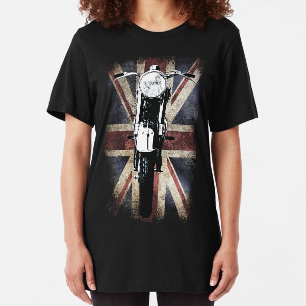 Classic Vintage British BSA Motor Cycle Tee by Patjila Slim Fit T-Shirt