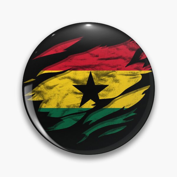 Item preview, Ripped Rip Open Ghana Land Flag Palm designed and sold by rafaeltto.
