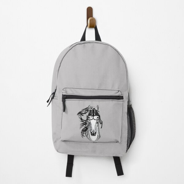 Item preview, Horse Wearing Motorycle Helmet designed and sold by HONEYSHOP-CA.