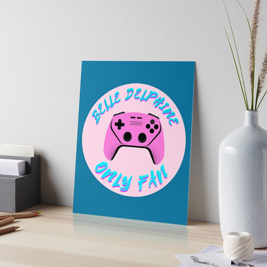 Belle Delphine Bath Water Art Board Print for Sale by Rainfalling