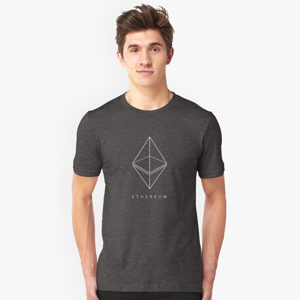 ETEHEREUM - Blockchain Logo Slim Fit T-Shirt