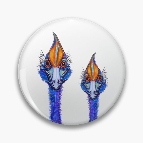 Item preview, Cassowaries - Double Trouble designed and sold by Linda Callaghan.