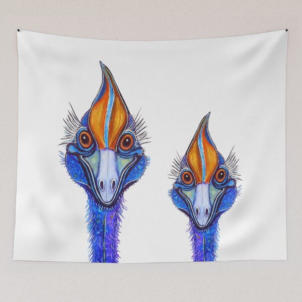 Item preview, Cassowaries - Double Trouble designed and sold by Linda Callaghan.