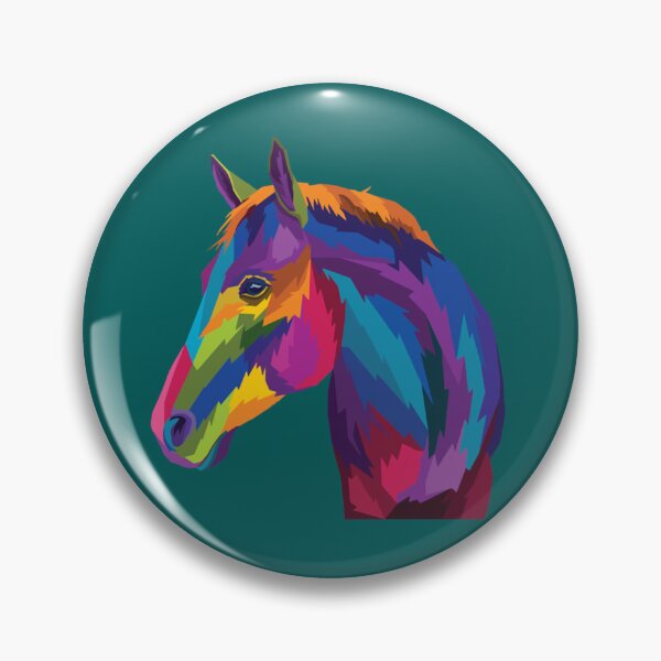 Item preview, Colorful Horse Pop Artwork   designed and sold by HONEYSHOP-CA.