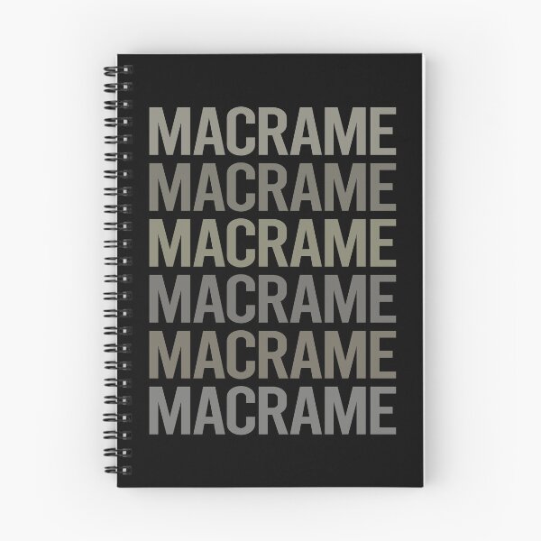 Item preview, Gray Text Art Macrame designed and sold by StoreCalamity.