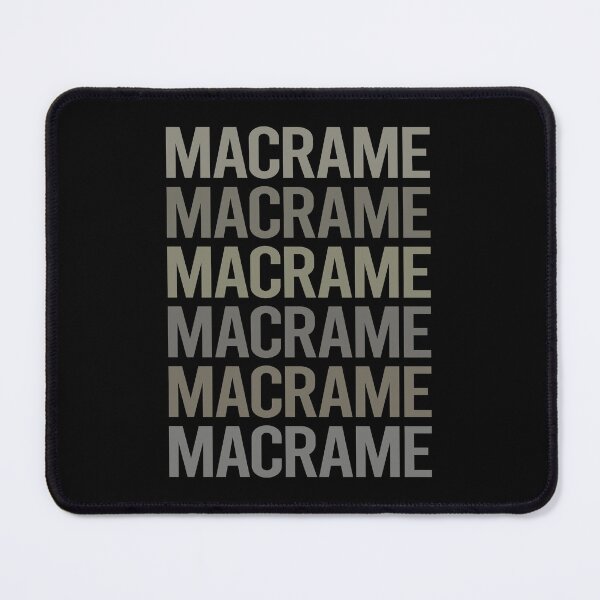 Item preview, Gray Text Art Macrame designed and sold by StoreCalamity.