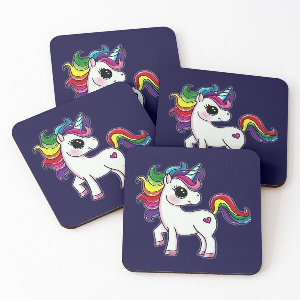 Item preview, Colorful unicorn   designed and sold by HONEYSHOP-CA.