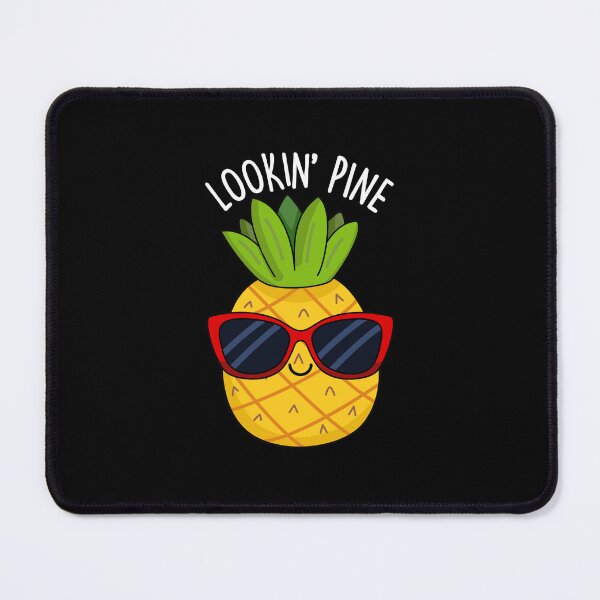 Item preview, Looking Pine Funny Pineapple Puns (Dark BG) designed and sold by punnybone.