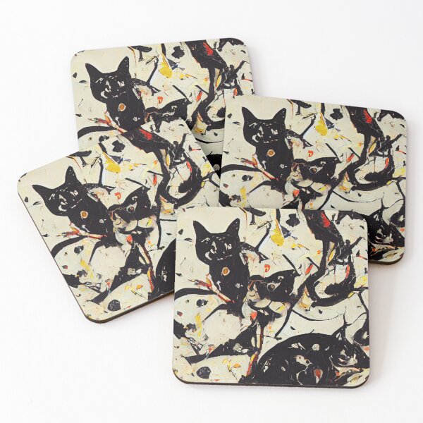 Item preview, If Jackson Pollock had a cat designed and sold by JackJackStudios.