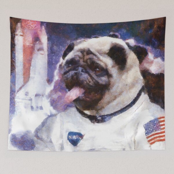 Item preview, Astronaut Pug designed and sold by Ryan  Rad.