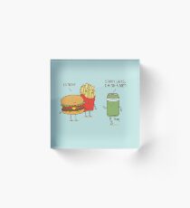 Diet Soda Acrylic Block