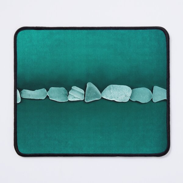 Item preview, Beach Glass Seafoam on Grungy Teal designed and sold by Beachy.