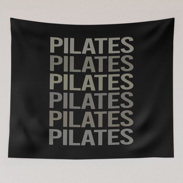 Item preview, Gray Text Art Pilates designed and sold by StoreCalamity.