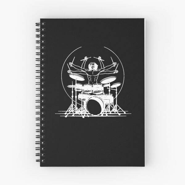 Artikelvorschau, Lustiger Schlagzeuger Virtuvian Drummer Man DaVinci entworfen und verkauft von MelodyReed1.