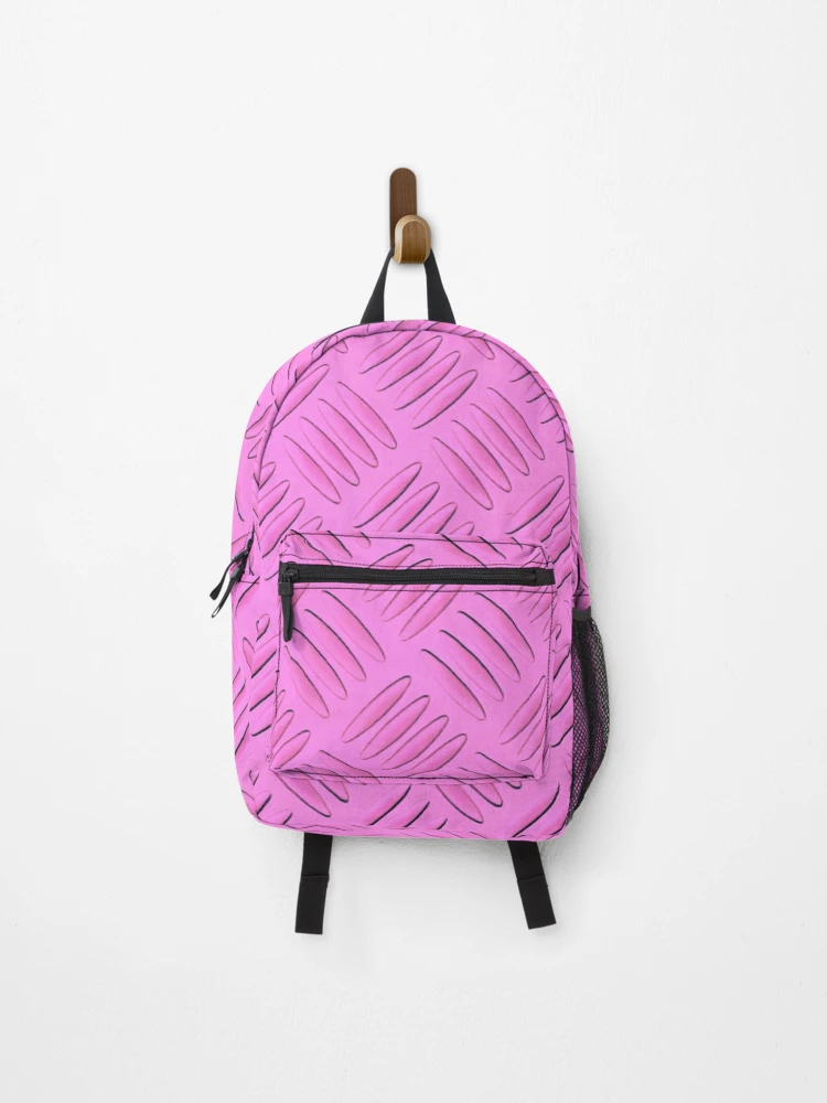 Thumbnail 1 of 3, Backpack, Pink Metal Pattern designed and sold by CreativeMagi.