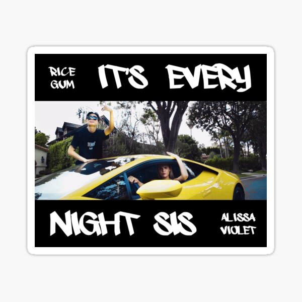 Ricegum Stickers Redbubble - its everynight sis roblox song id