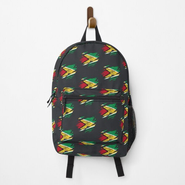 Item preview, Ripped Rip Open Guyana Flag Palm designed and sold by rafaeltto.