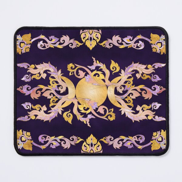 Item preview, Triple Moon - Triple Goddess Fluorite and Gold designed and sold by k9printart.