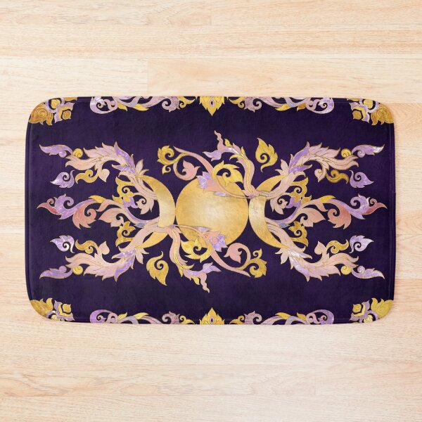 Item preview, Triple Moon - Triple Goddess Fluorite and Gold designed and sold by k9printart.