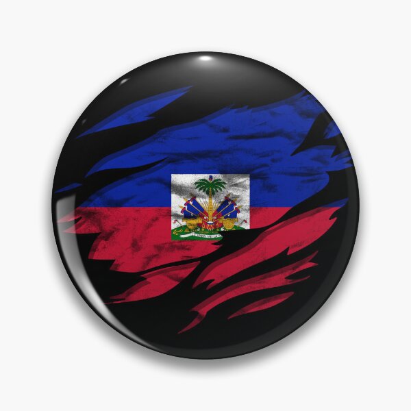 Item preview, Ripped Rip Open Haiti  Flag Palm designed and sold by rafaeltto.