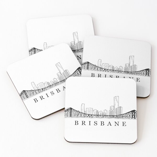 Item preview, Brisbane Skyline designed and sold by kailanjadeart.