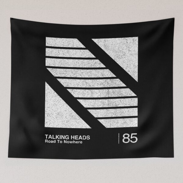 Item preview, Talking Road to Nowhere Heads Art Gift Fan designed and sold by BritneyPickett.