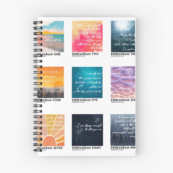 Item preview, Sleeping At Last Enneagram 1 - 9 Collection Atlas designed and sold by Jodiecreates.