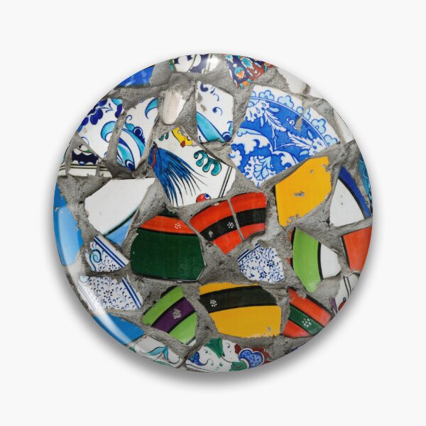 Aperçu de l'œuvre Mosaïque de carreaux colorés créée et vendue par CreativeMagi.