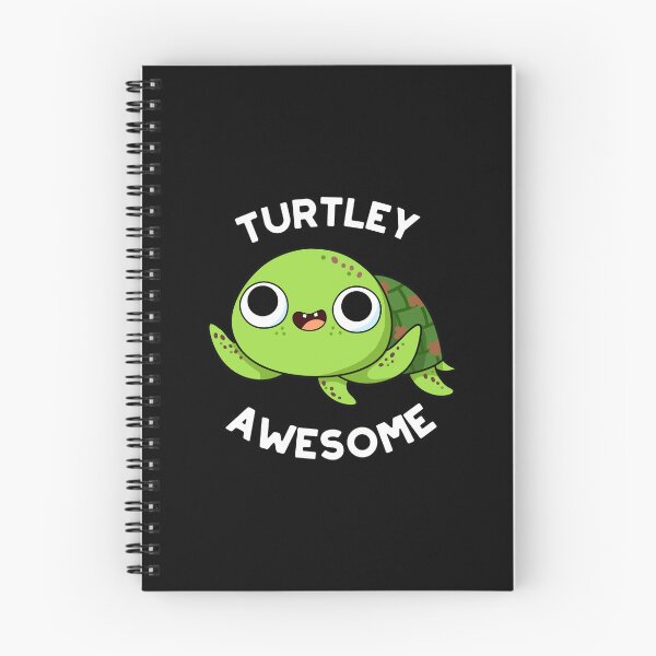Item preview, Turtley Awesome Funny Turtle Puns (Dark BG) designed and sold by punnybone.