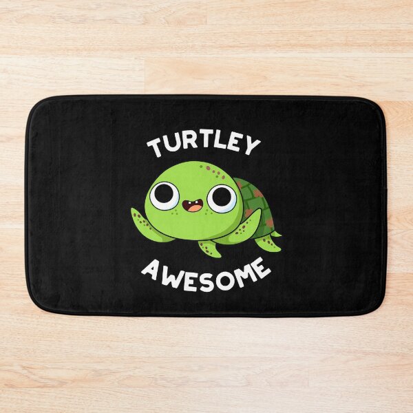 Item preview, Turtley Awesome Funny Turtle Puns (Dark BG) designed and sold by punnybone.